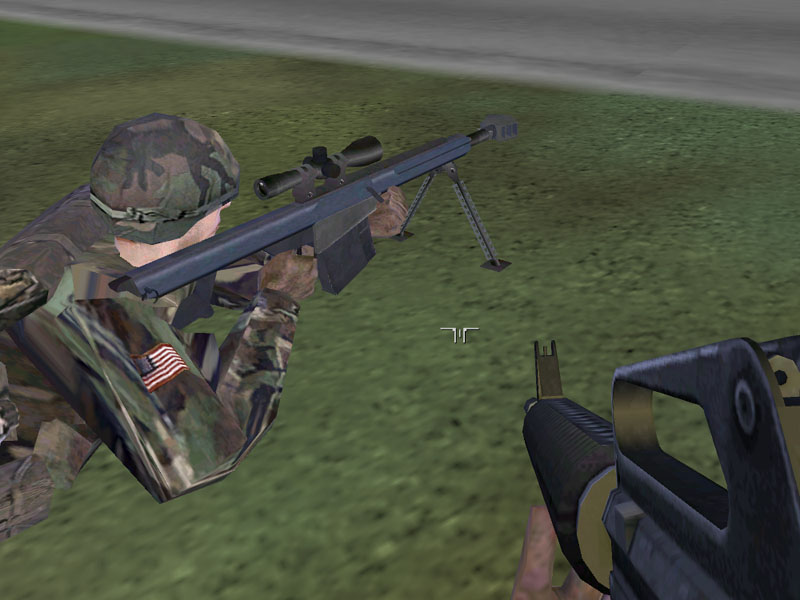 Снайперский гранатомет XM 109 в игре Flashpoint